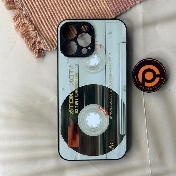 iPhone 13 Pro Max - Vintage Tape - Premium Metal Printed soft Bumper shock Proof Case CS-43503