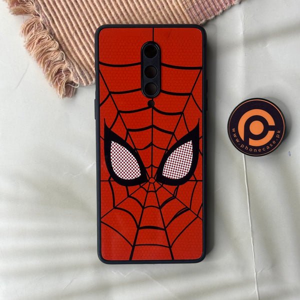 OnePlus 8 - Spider Eyes - Premium Metal Printed soft Bumper Shock Proof Case CS-43492