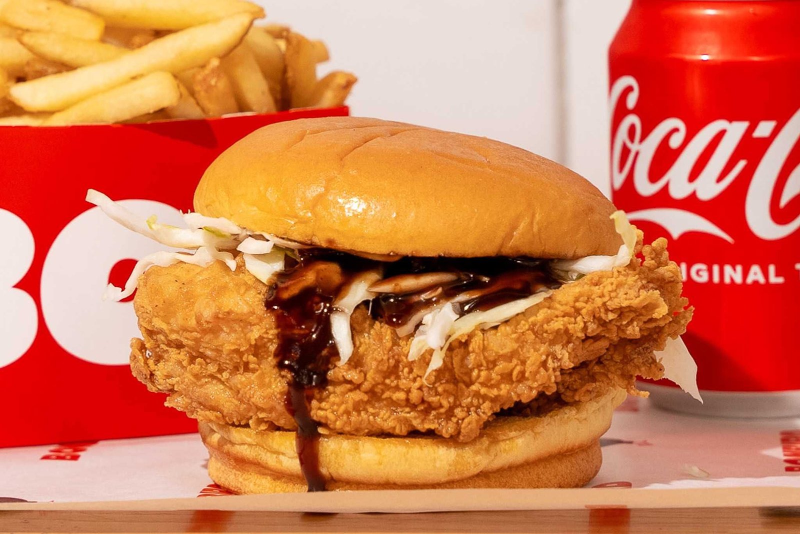 BBQ CHICKEN BURGER MEAL