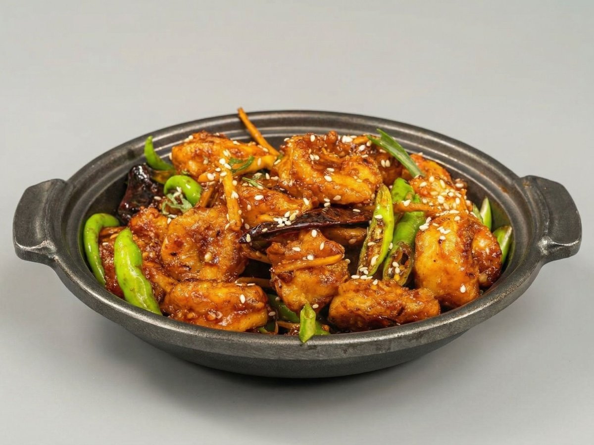 Prawn with Dry Chili