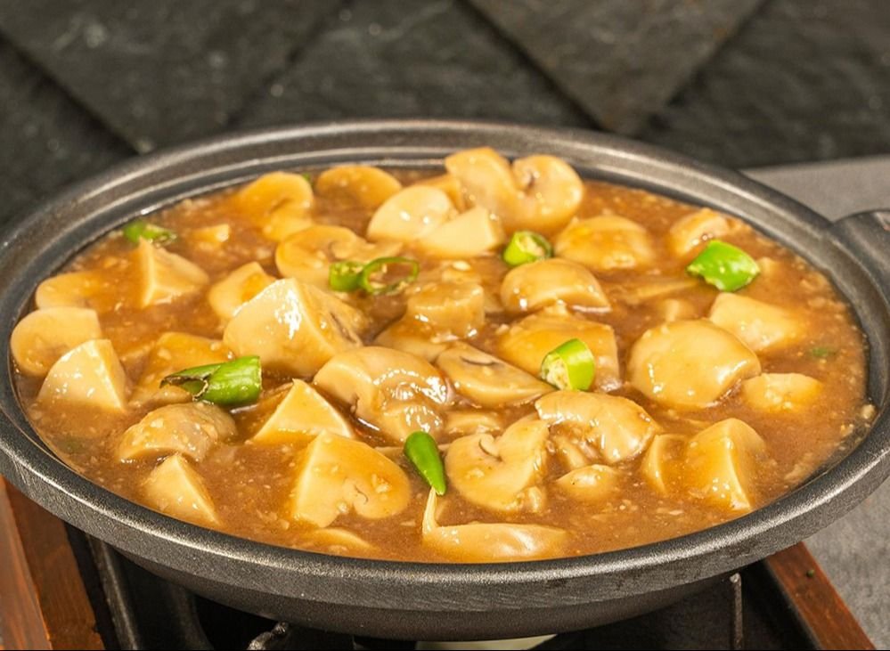 Mushrooms in Garlic Sauce