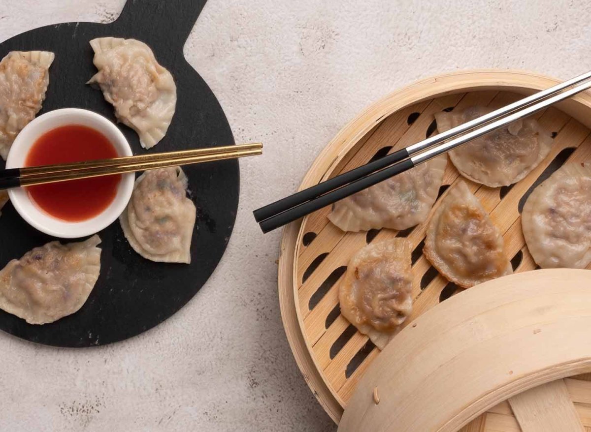 Chicken & Kimchi Dumplings