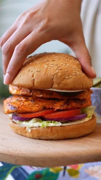 Chicken Tikka Burger