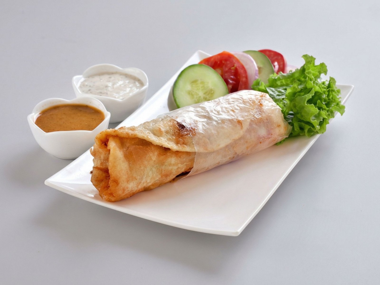 Chicken Green Boti Roll